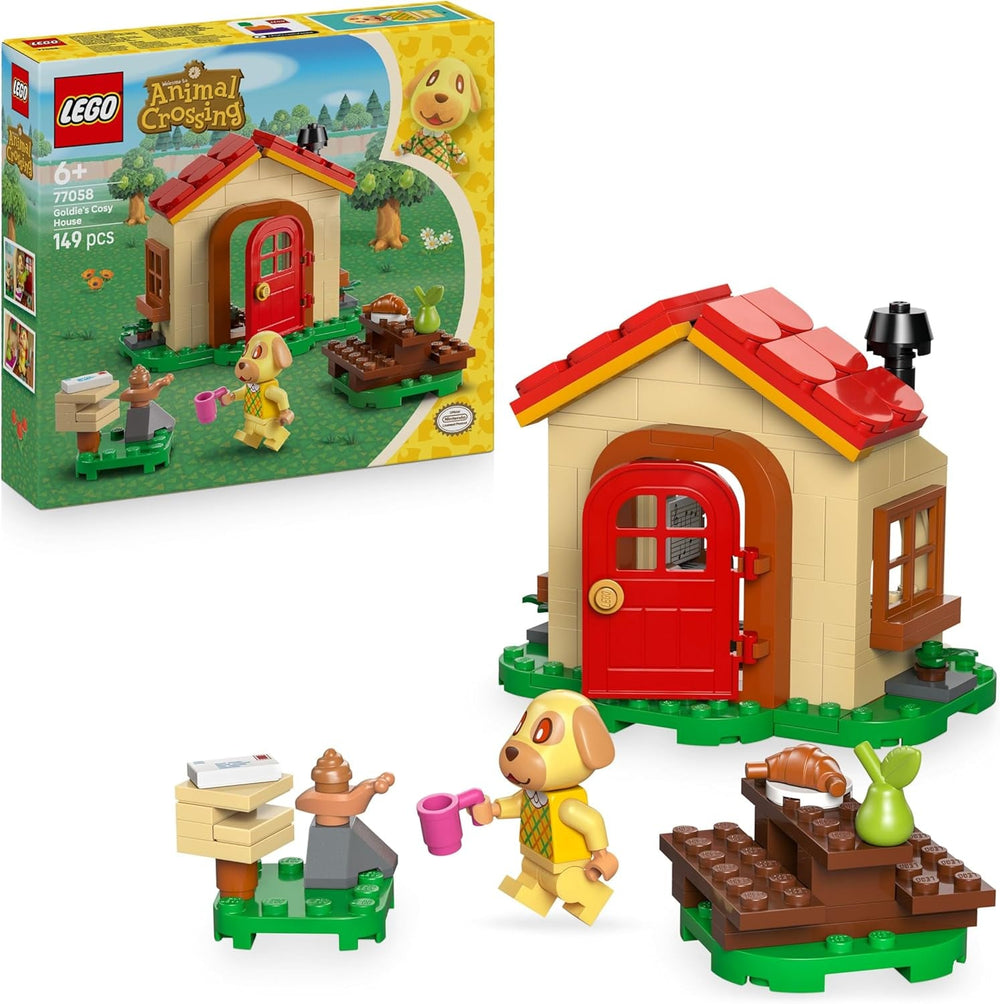 LEGO Animal Crossing - Bienchens gemütliches Haus - Spielzeug mit Minifigur, Klavier, Picknicktisch & Lebensmittel Zubehör - Spielset Gamer Geschenk für Mädchen, Jungen & Fans ab 6 Jahren - 77058