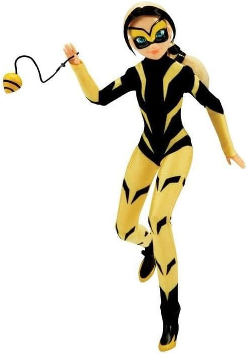 Bandai - Cudowna Biedronka - Lalka Marinette Zmiana koloru Niespodzianka - Cudowna lalka z przegubami, 26 cm + 3 niespodzianki - Losowy model - P50390 Naty Shop Vesperia Dolls