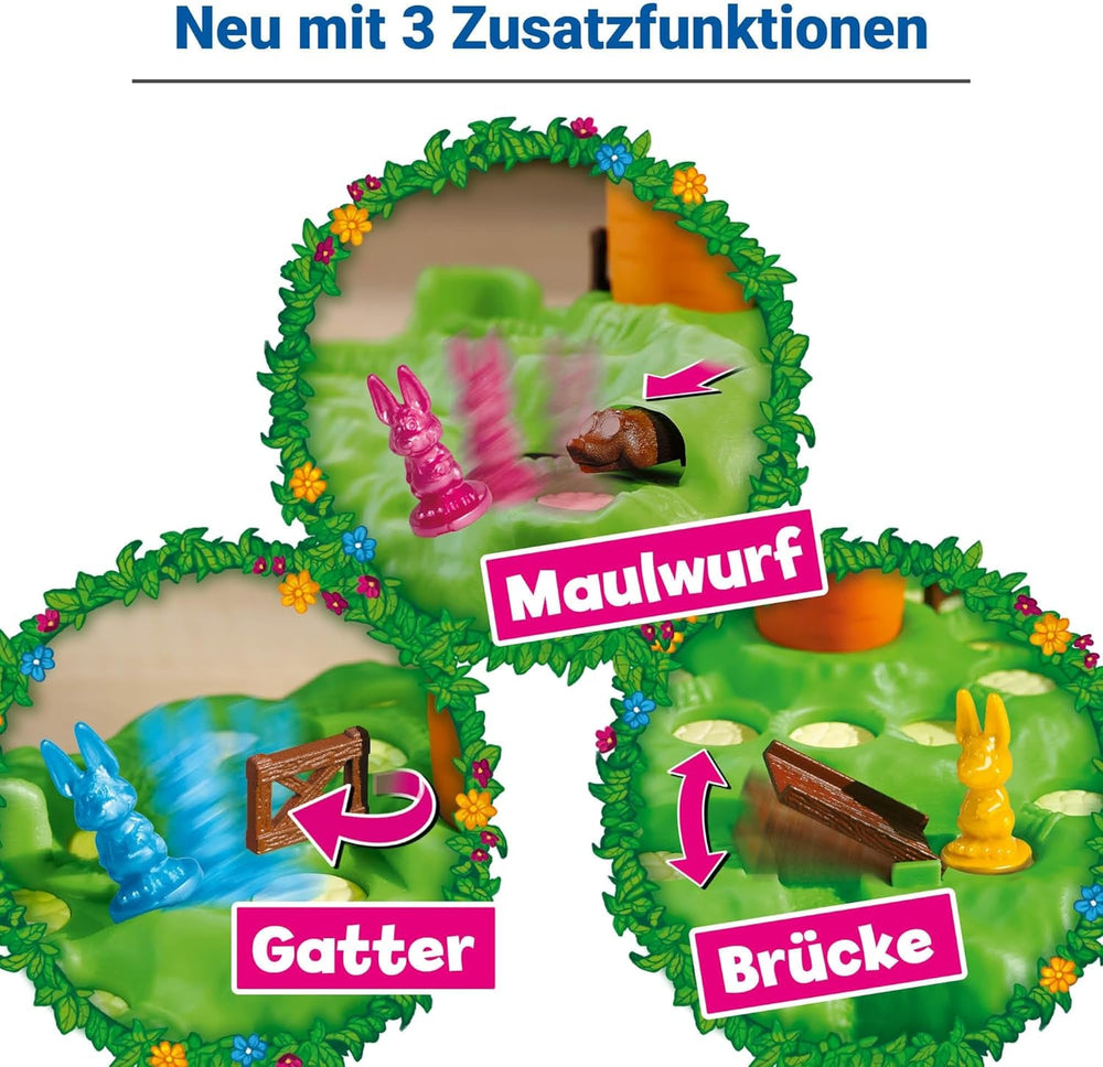 Jocuri pentru copii Ravensburger 22343 - Lotti Karotti - Joc de curse pentru 2 până la 4 jucători, joc pentru copii de la 4 ani - Cadouri de ziua de naștere