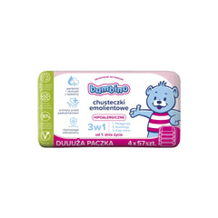 Chusteczki 3 w 1 4x57 szt