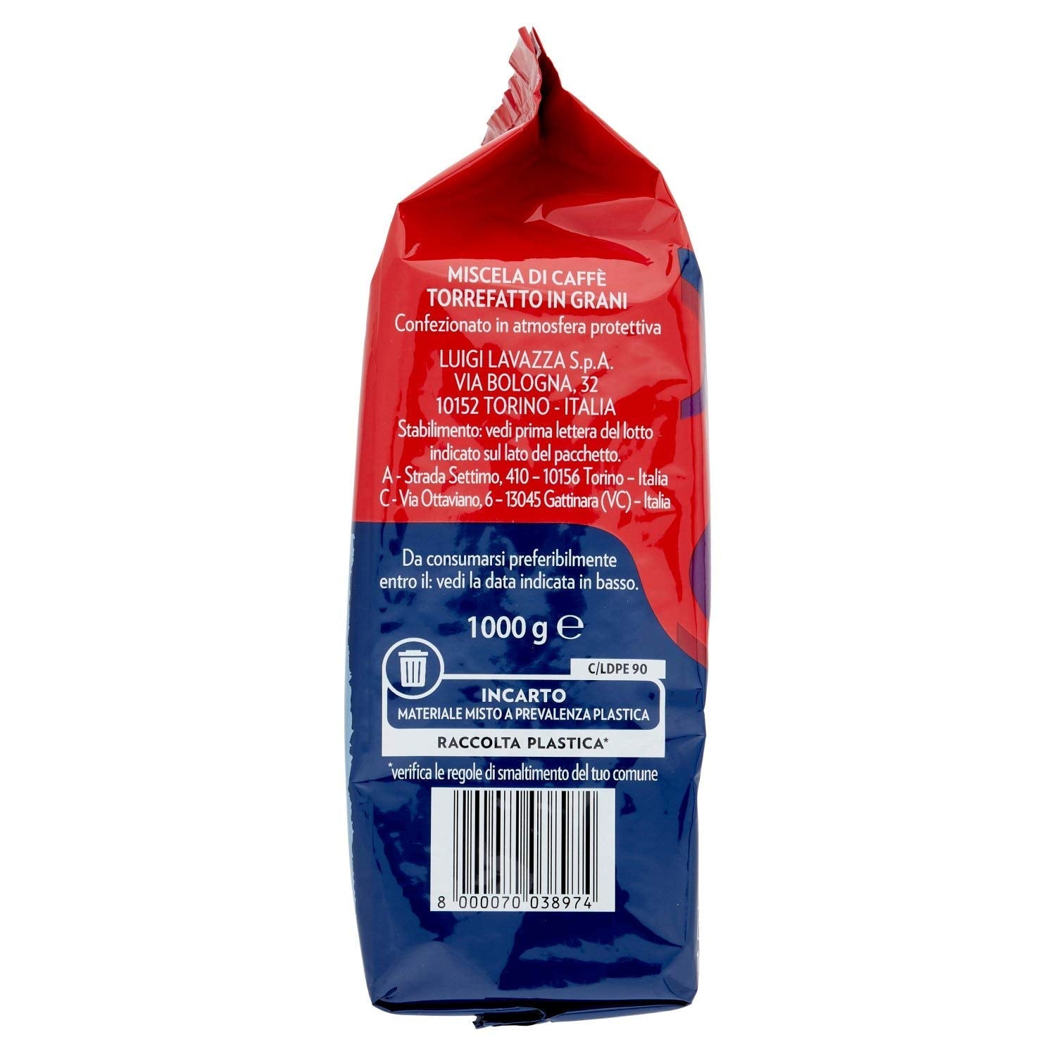 Lavazza Kaffeebohnen Crema e Gusto Espresso Classico (1 kg)