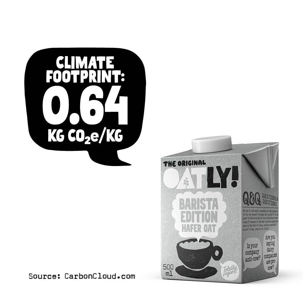 Oatly Haferdrink Barista Edition 500 ml X 10 (Die Verpackung kann variieren)