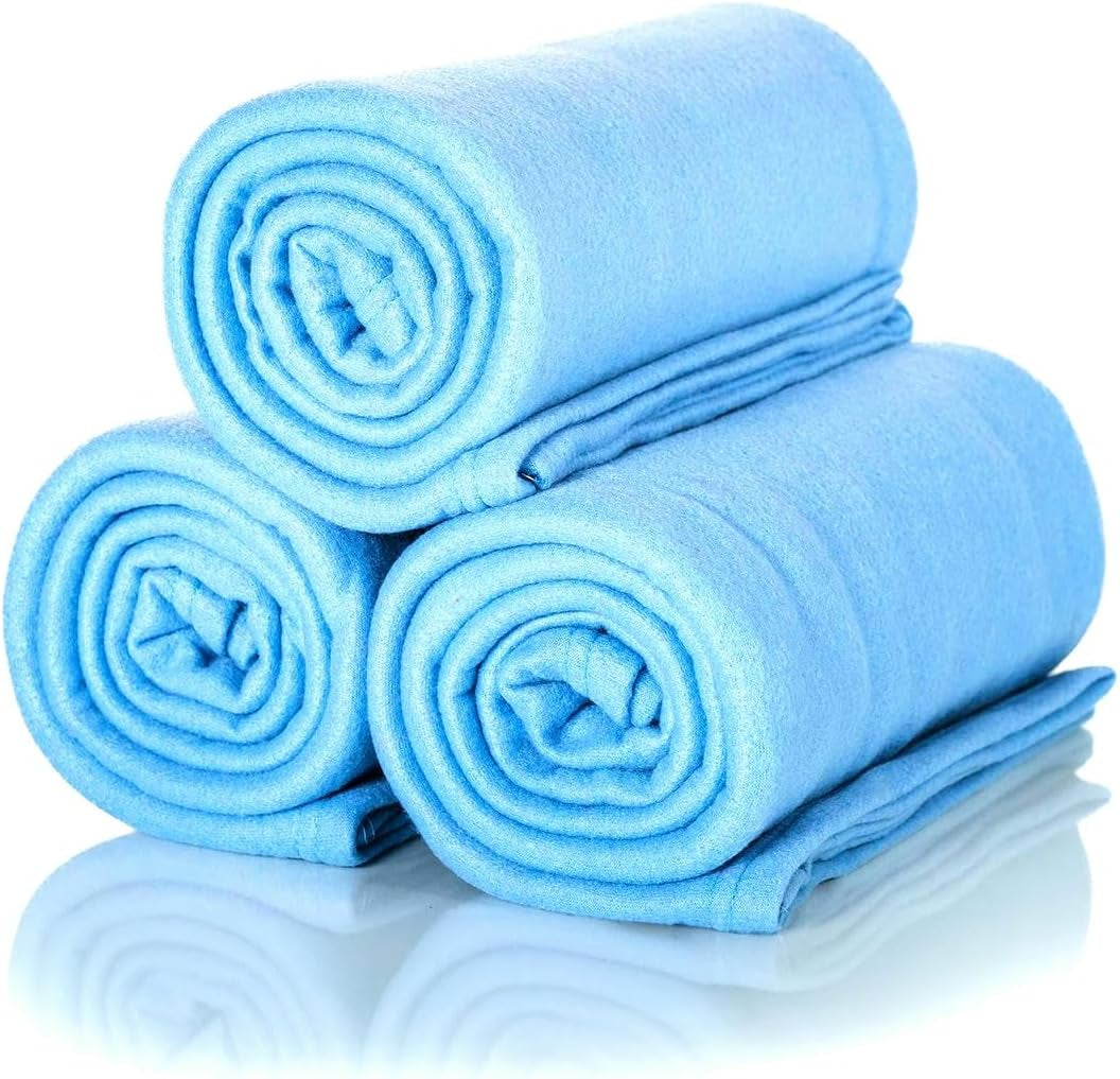 ALCLEAR 3 sztuki Koce polarowe Oeko Tex, kolor: antracyt, duży rozmiar 130X160 Cm, ponad 200 G/M2, koc na sofę koc na sofę koc do salonu, koc piknikowy koc na sofę Łóżka i koce Besuche den ALCLEAR-Store Denim niebieski 3 sztuki 130X160 cm