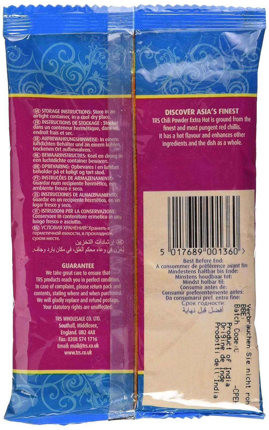 TRS – Ekstra drobne chilli w proszku – (1 X 100 GR)