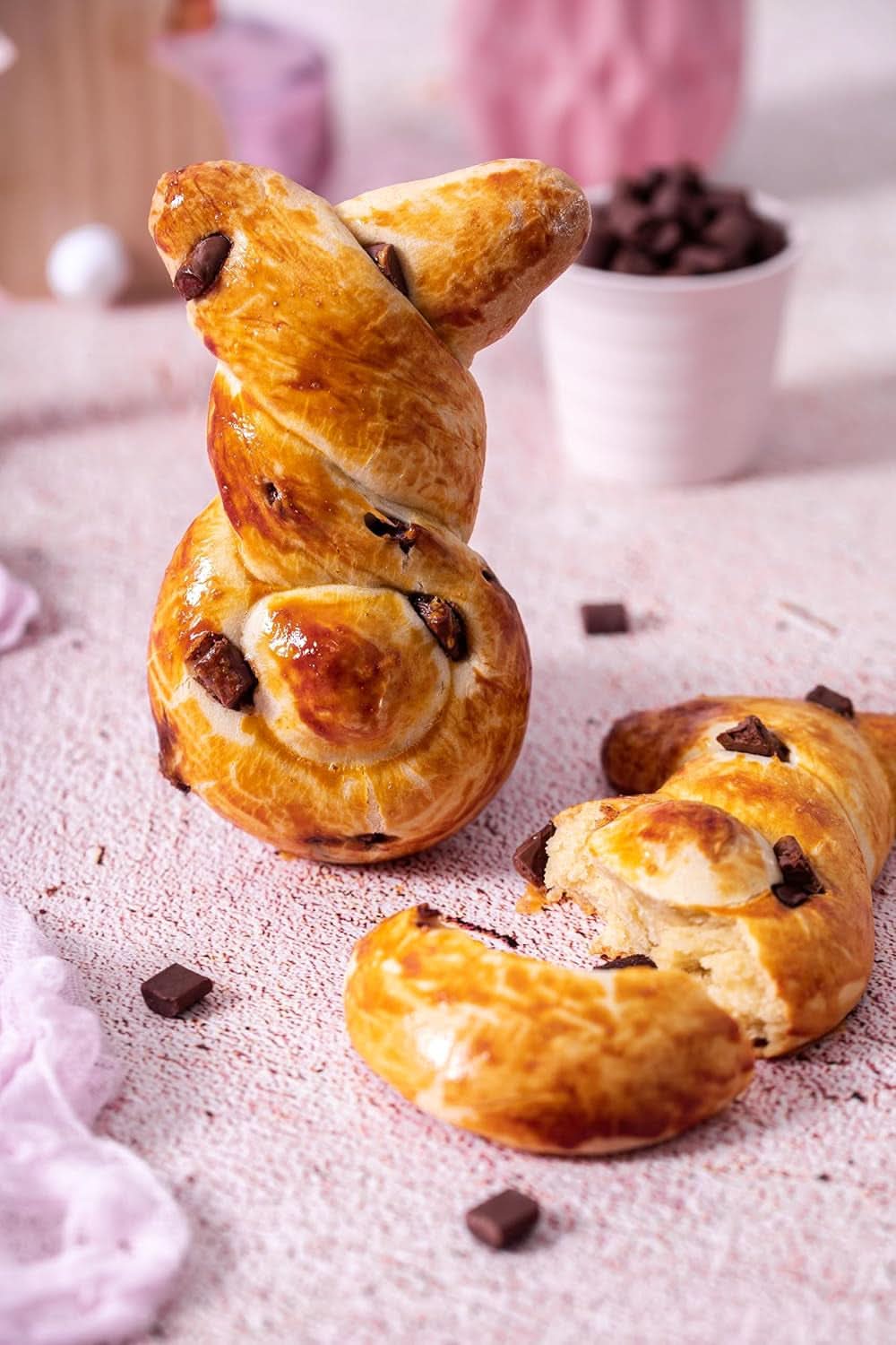 RUF, picături de ciocolată neagră XXL pentru coacere, vegane, fără gluten, 100 grame Glazuri si Decor Naty Shop