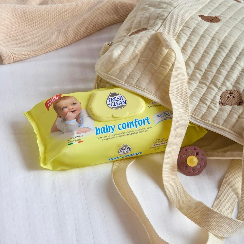 Chusteczki nawilżane Milleosi Classic Fresh & Clean, 72 szt. Chusteczki nawilżane dla niemowląt Naty Shop