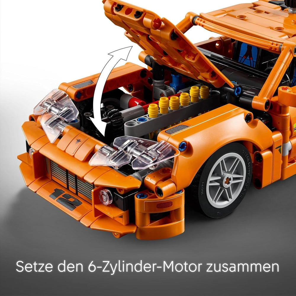 LEGO Technic Szybka i wściekła Toyota Supra MK4 - Autko - Z 6-cylindrowym silnikiem i otwieranymi drzwiami - Zestaw modeli dla chłopców i dziewcząt powyżej 9 lat - Pomysł na prezent urodzinowy 42204 Zestawy do budowania Beuche den LEGO-Store