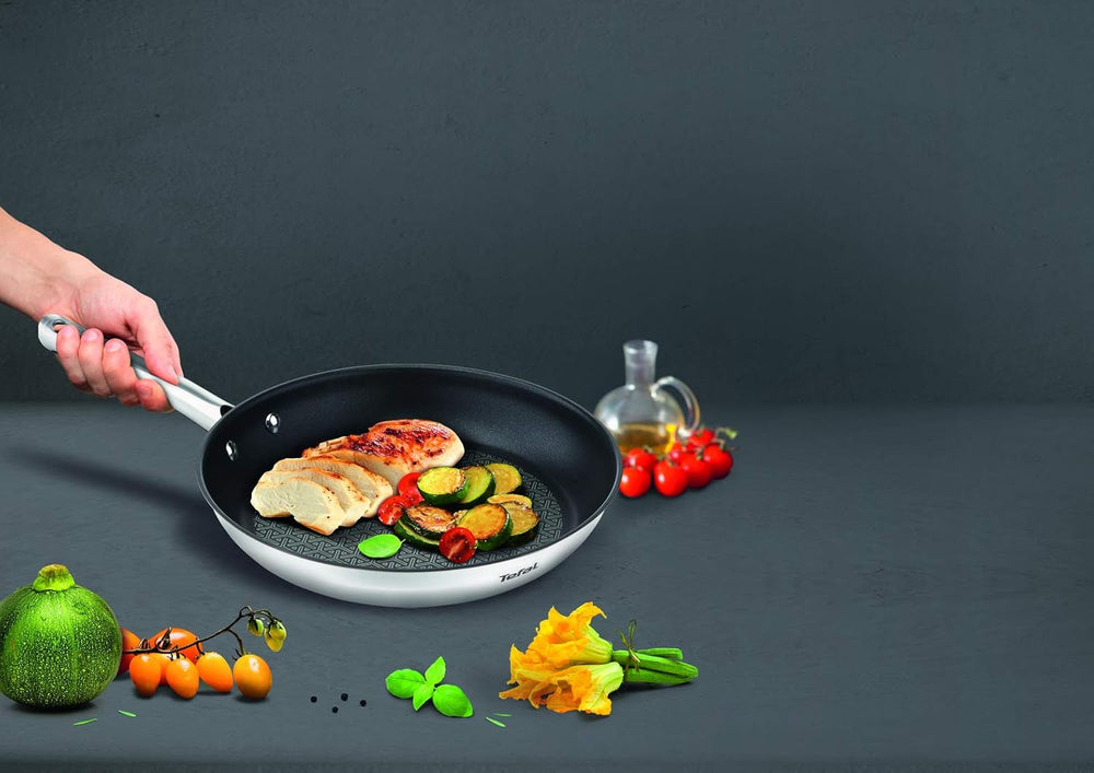 TEFAL DUETTO Zestaw patelni 3 szt. 20/24/28 cm, Garnki i Patelnie indukcyjne Naty Shop