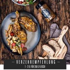 Ankerkraut Brathähnchen, Marynata für knuspriges Hähnchen, Kurczak Gewürzsalz für Grill, Backofen und Pfanne, Skrzydełka z kurczaka selber würzen, BBQ-Rub, 200g im Streuer