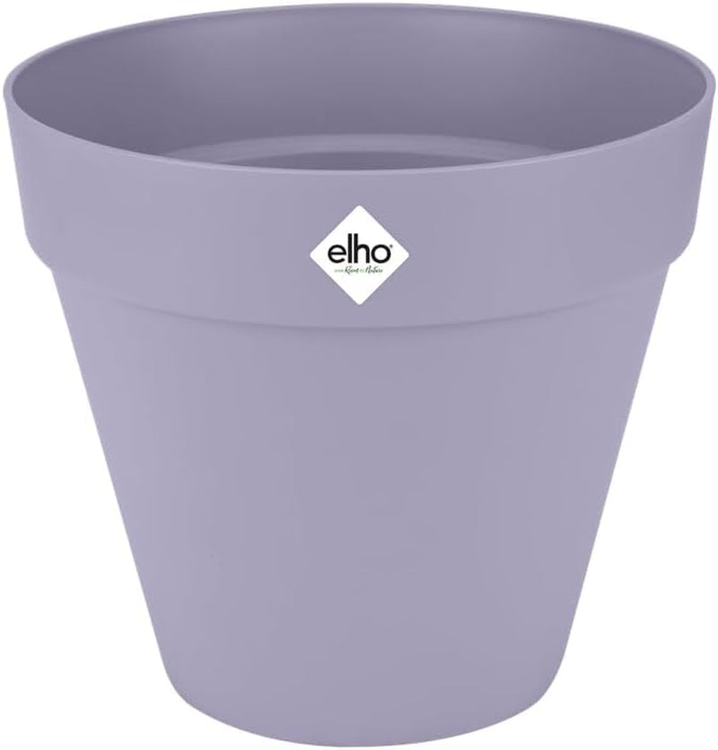 elho Loft Urban Round 30 - Ghiveci de flori pentru exterior - Plastic 100% reciclat - Ø 28,5 x H 26,0 cm - Roșu/Roșu teatru
