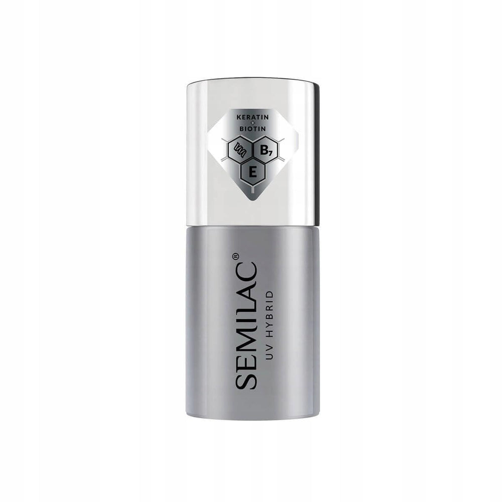 Semilac Pure & Clean Baza do lakieru UV 7ml – Samopoziomująca baza hybrydowa do wrażliwych paznokci