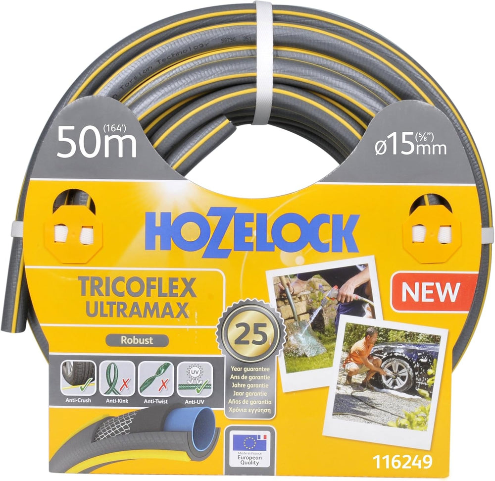 Furtun Hozelock Tricoflex Ultramax 25 m (diametru 12,5 mm)