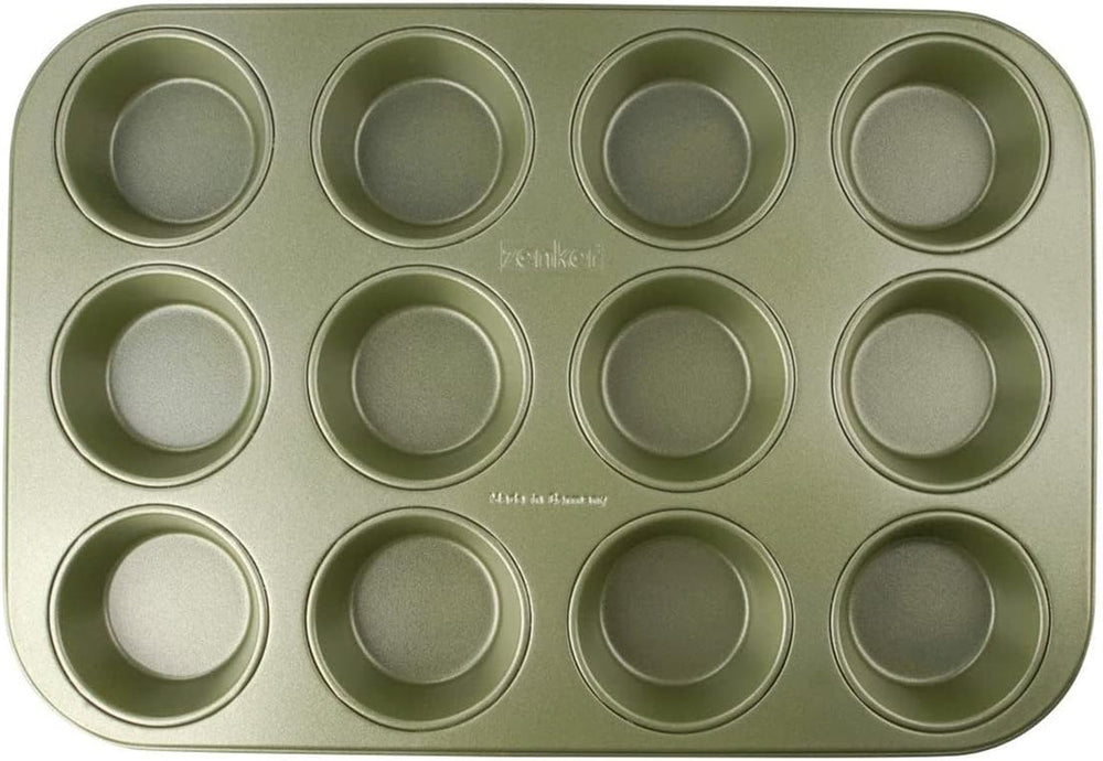 Zenker Muffinform Für 12 Stück – Ressourcenschonende Und Klimaneutrale Backform Für Muffins Und Cupcakes – 12Er Muffinblech Mit Veganer Antihaftbeschichtung Formy i blachy do pieczenia Naty Shop