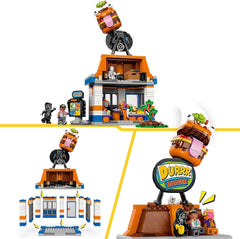 LEGO Fortnite Durrr Burger Restaurant - Gaming Spielzeug mit Strandbomber, Beefboss, Schmierfink und EIN Skelett Minifiguren - Sammelbares Gamer Geschenk für Jungen und Mädchen ab 10 Jahren - 77076
