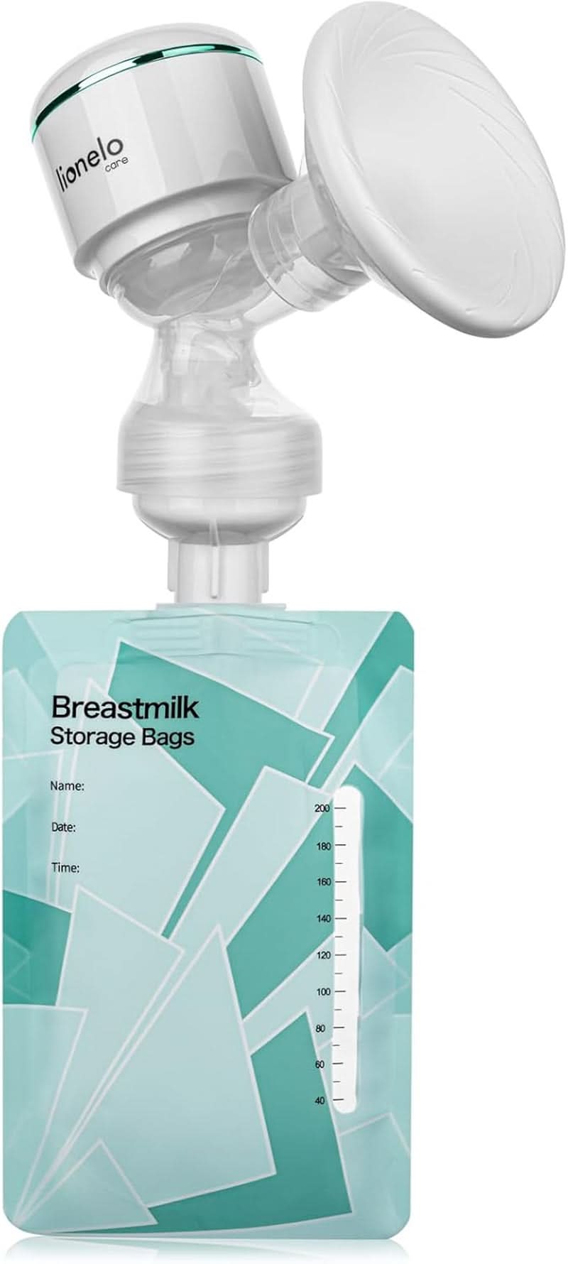 LIONELO Elektryczna laktator LIONELO Fidi plus 180 ml, energooszczędna przenośna pompka, 9 poziomów masażu, czas działania 150 min Akcesoria Żywność i karmienie piersią Sklep Bebe Naty
