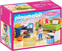 PLAYMOBIL domek dla lalek 70209 Pokój młodzieżowy z figurką dziewczynki i akcesoriami, od 4 lat Domki dla lalek Naty Shop