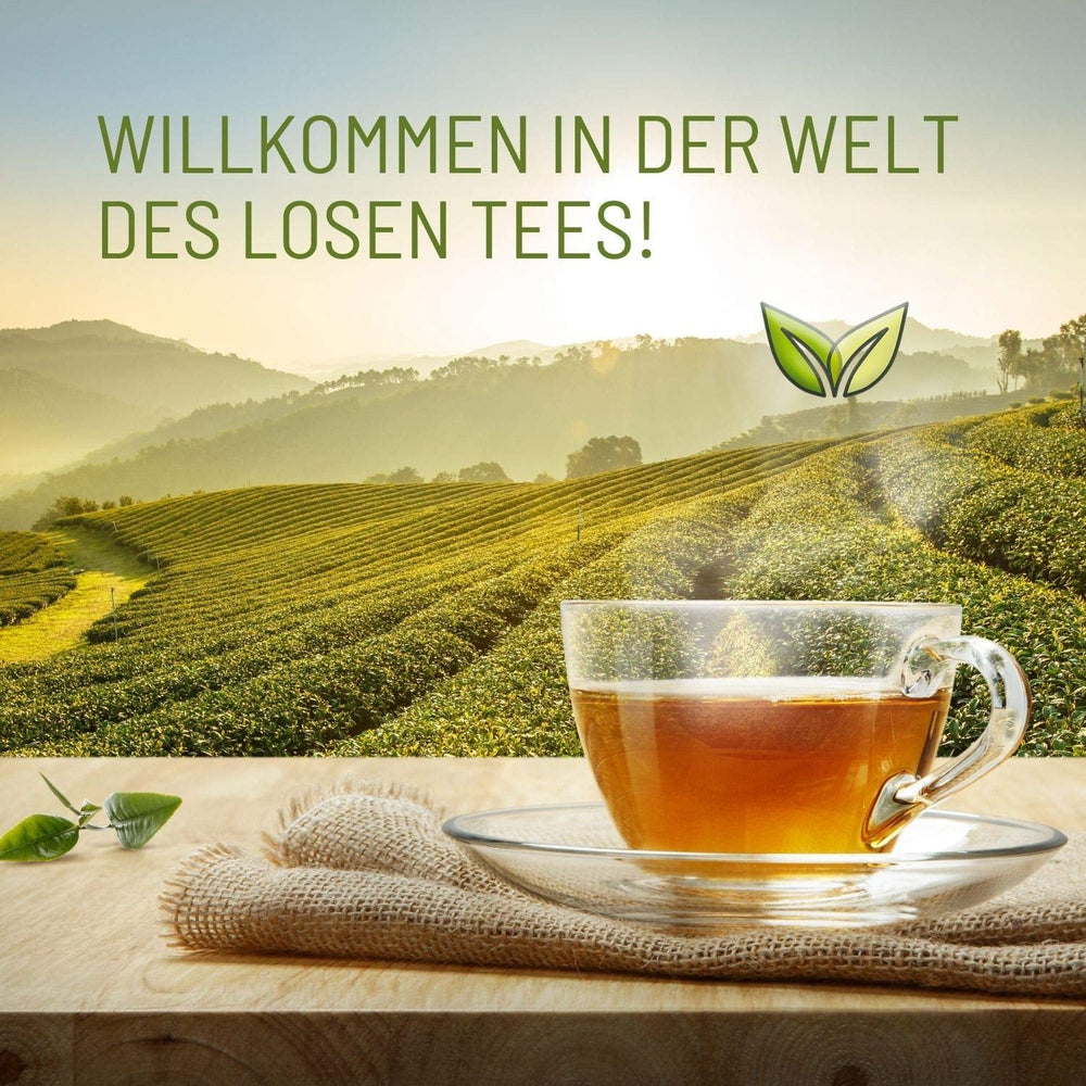 Teeverliebt - Ceai de fructe vrac Wildkirsch 1000 G I Ceai de fructe vrac I Wild-Fruchtig-Frisch - Amestec de ceai controlat ecologic I Ceai de fructe bio vrac 1 kg