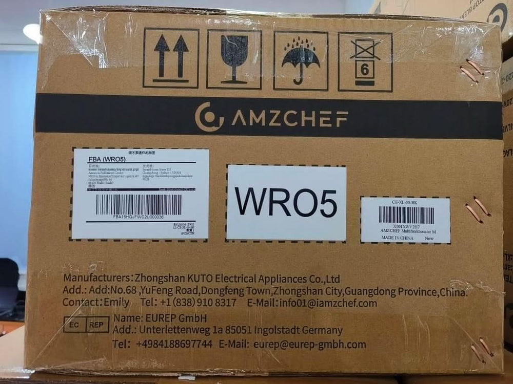 Blender AMZCHEF, 8 inteligentnych menu i 10 prędkości, ekran dotykowy LCD Kitchen Naty Shop