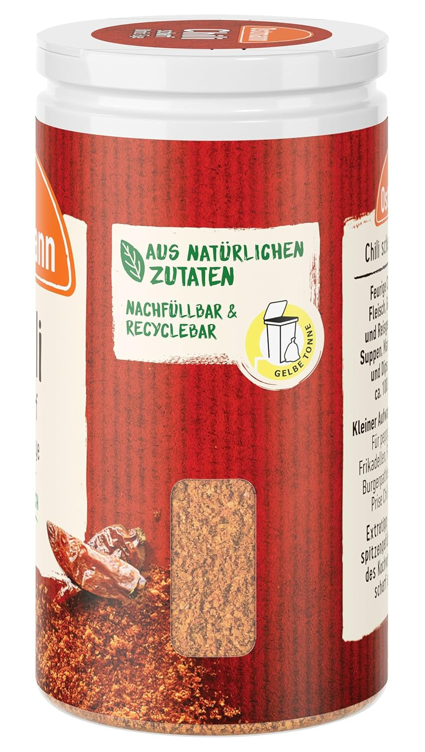 Ostmann Gewürze - Chili scharf Ptasie oko | Féurige Scharfe für Fleischgerichte und Eintöpfe | 35 g w Der Streudose
