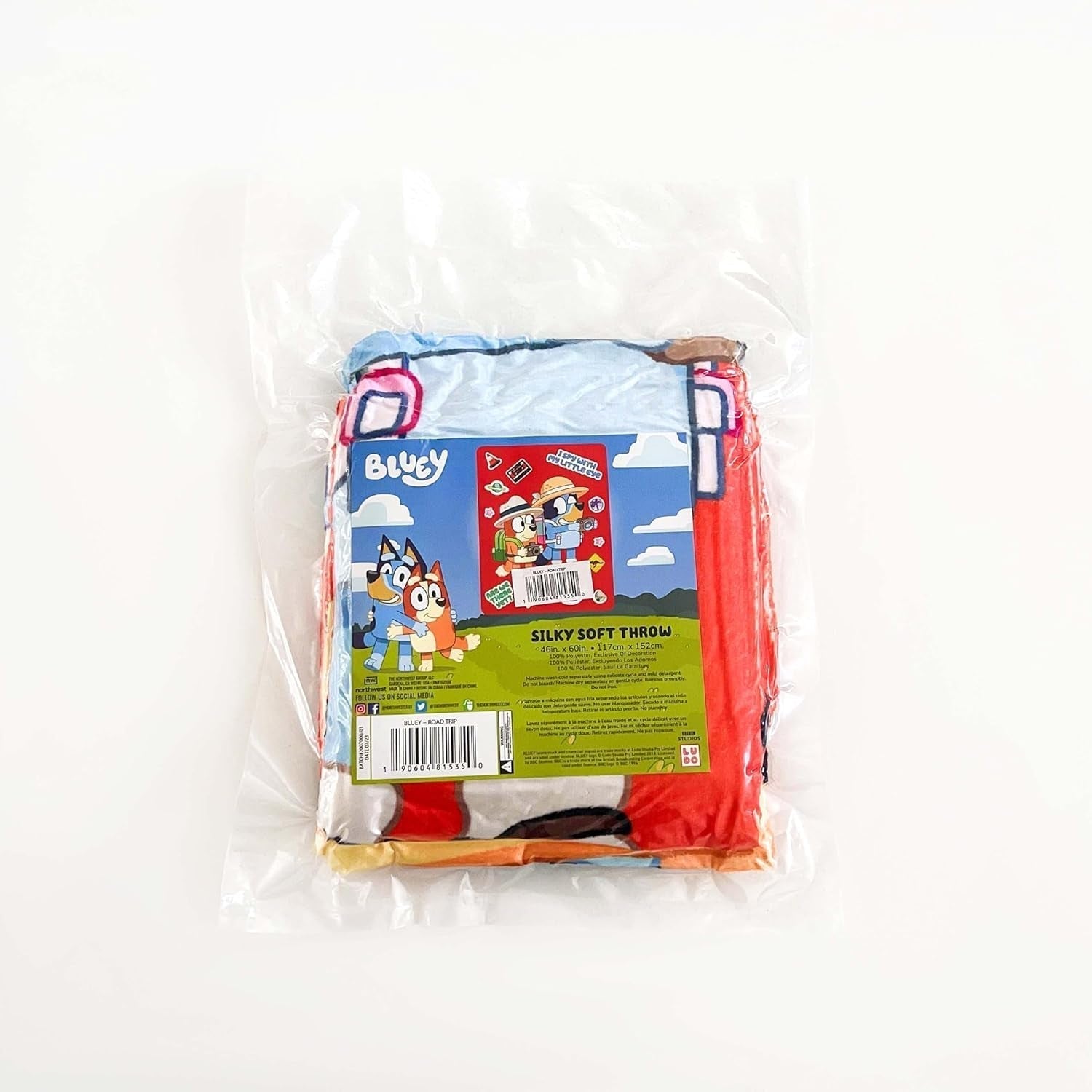 Koc Northwest Bluey Silk Touch, 116,8 x 152,4 cm, Łóżka i koce Roadtrip Northwest