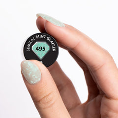 Lakier UV do paznokci Semilac Hybrid 495 Mint Glacier 7 ml