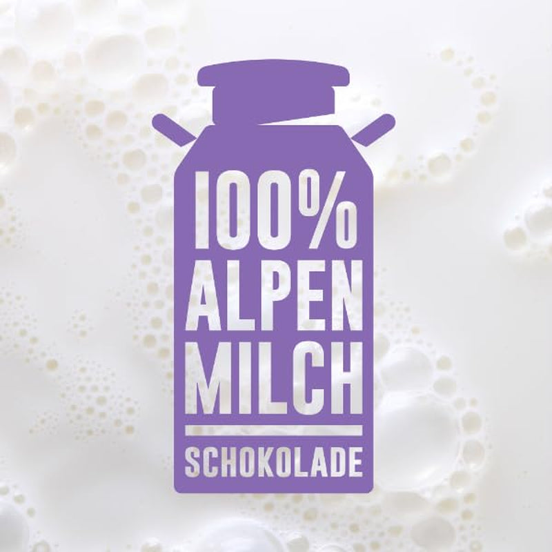 Milka Black Milk – Ciocolată alpină neagră cu lapte și umplutură cremoasă de nuga – 85g (pachet de 5)