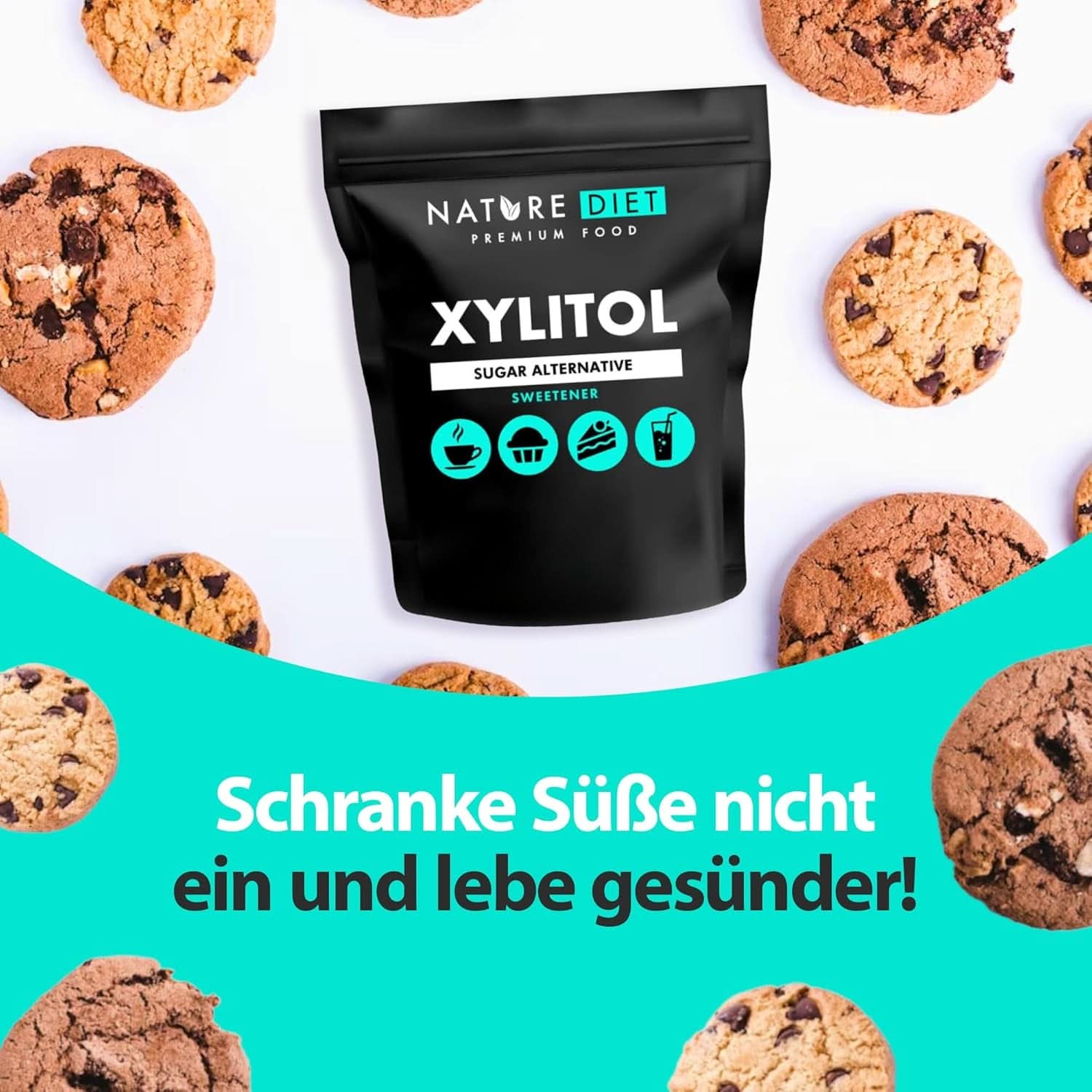 Nature Diet Ksylitol, 1 Kg Słodziki Naty Shop