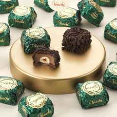 Venchi – Chocoviar Gianduia, praliny w torebce 1 kg, czekolada Gianduia produkowana wyłącznie z „orzechów laskowych Piemontu leśnych”, bezglutenowa, bez sztucznych barwników i bez konserwantów