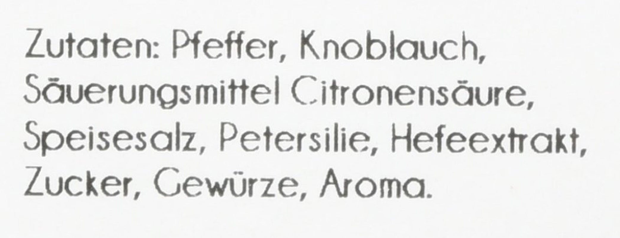 Knoblauch-Pfeffer 600 g, opakowanie 1er (1 x 0,6 kg)