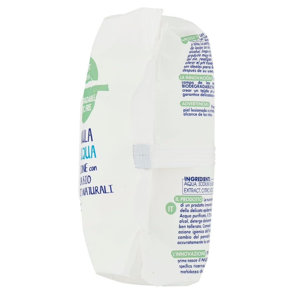 Baby Sensation Chusteczki nawilżane Pure Water, zawierające 98% wody oczyszczonej do oczyszczania skóry, testowane dermatologicznie, ekonomiczne opakowanie 840 chusteczek