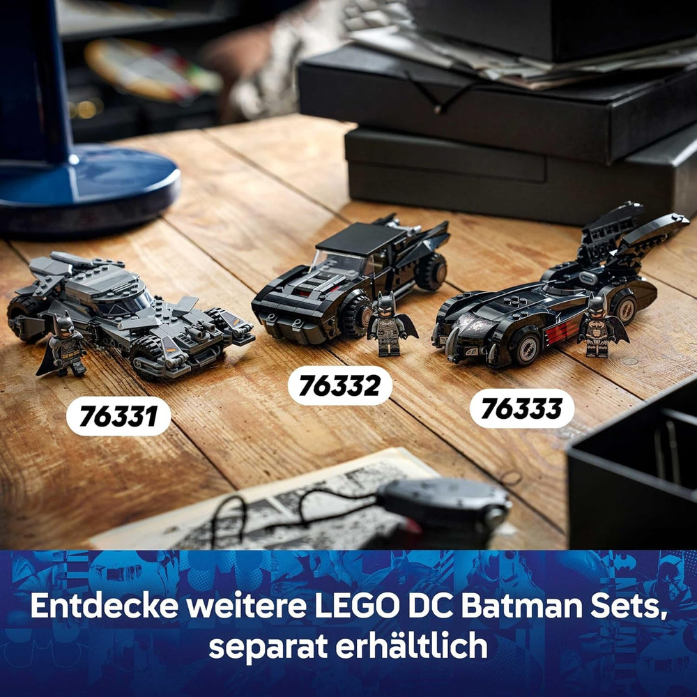 LEGO DC Batman: The Batman Batmobil - Kinder Spielzeug - Spielset mit Modellauto und Superhelden Minifigur für Kinder ab 9 Jahren - Kreatives Geschenk für Jungen, Mädchen und Fans - 76332
