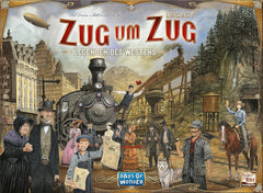 Days of Wonder, Ticket to Ride Legacy: Legends of the West, gra rodzinna, gra planszowa, 2-5 graczy, wiek 10+, 20-90 minut, język niemiecki