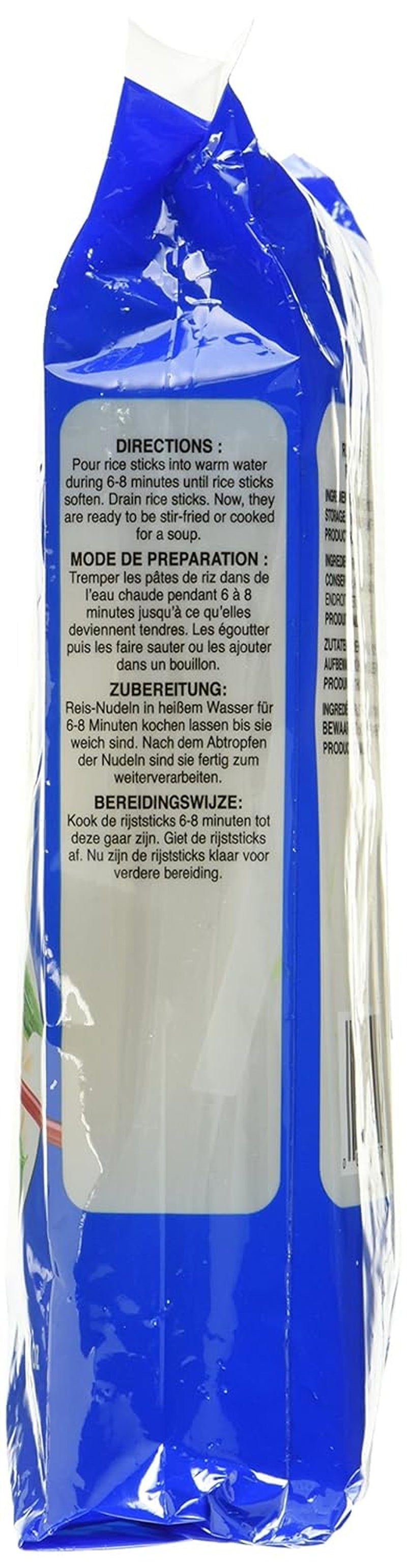Makaron ryżowy z kogutem, 10 mm, klasa 1 (1 opakowanie x 375 g)