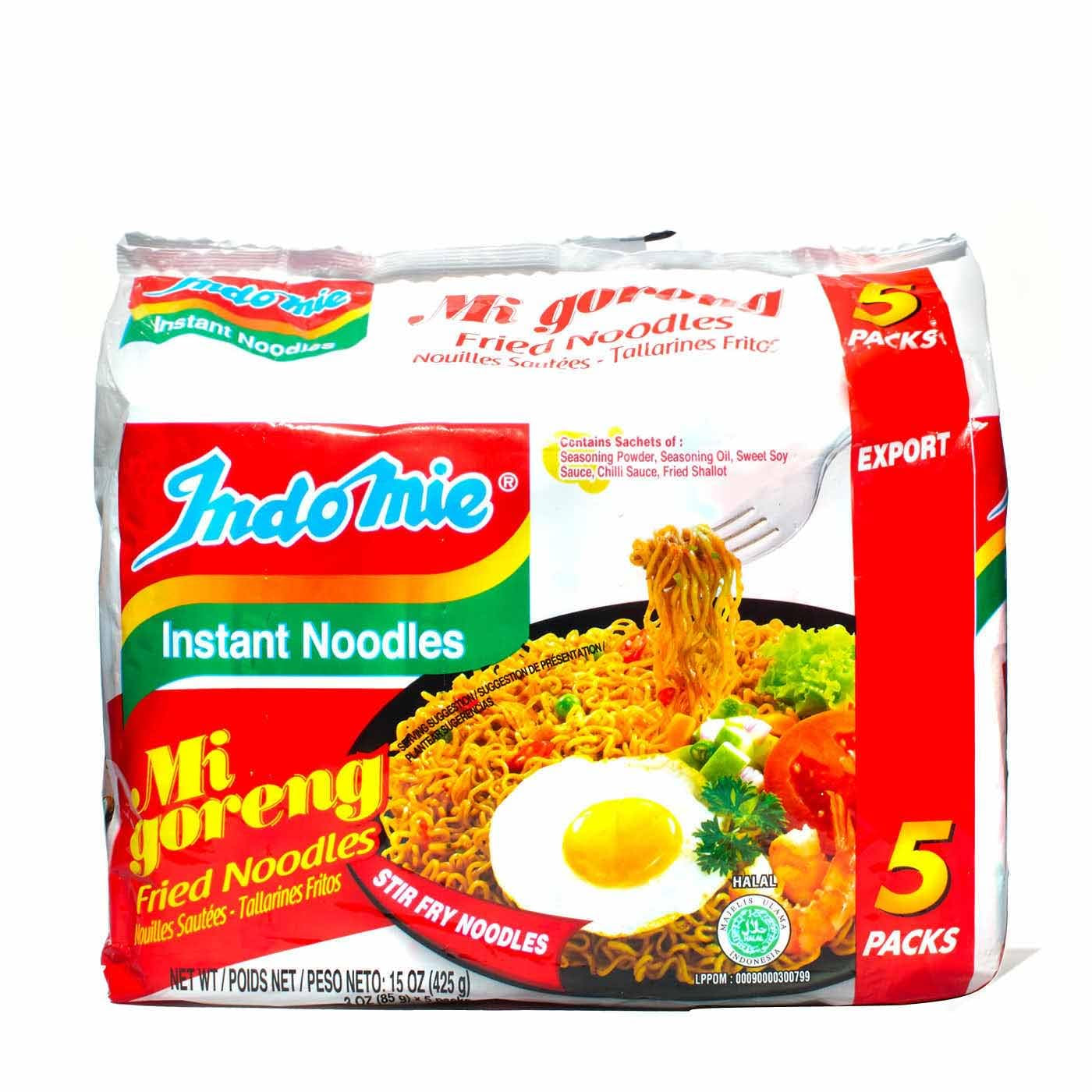 INDOMIE - Makaron błyskawiczny Mi Goreng - Opakowanie zbiorcze (40 x 80g)