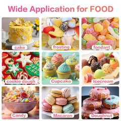 Colorant alimentar gel negru - 40 g colorant alimentar pe bază de gel, colorant alimentar fără zahăr, foarte concentrat, pentru coacerea prăjiturilor, macaroanelor, glazurii, fondantelor, fursecurilor, gogoșilor