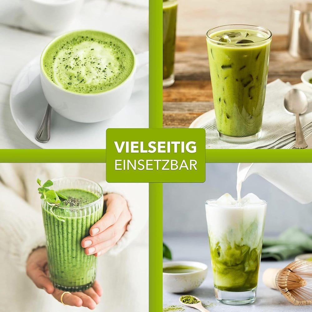 Matchamagic - Pudră de matcha latte bio din Japonia cu zahăr din floare de cocos pentru un ceai delicios