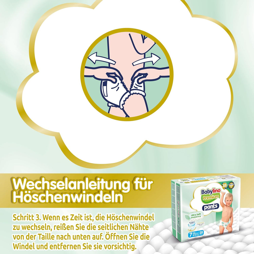 Spodnie Premium, rozmiar 7, filtr Ultra Soft, XL Plus (15-25 kg), 28 sztuk