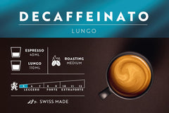 Café Royal Lungo Decaffeinato – Nespresso®-kompatible Kaffeekapseln, 100 % Arabica, Intensität 5/12, Rainforest Alliance, entkoffeiniert, 100 Kapseln
