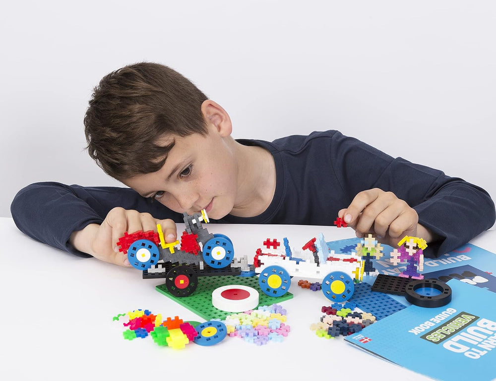 Plus-Plus 9603903, Geniales Konstruktionsspielzeug, Kreativ-Bausteine ​​​​Box, großer Mix, 4000 Teile
