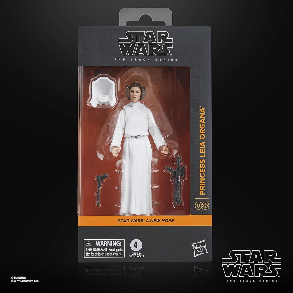 Star Wars Seria Neagră Prințesa Leia Organa, Star Wars: O nouă speranță Figura de acțiune (15 cm) De colecționat Action figures Naty Shop