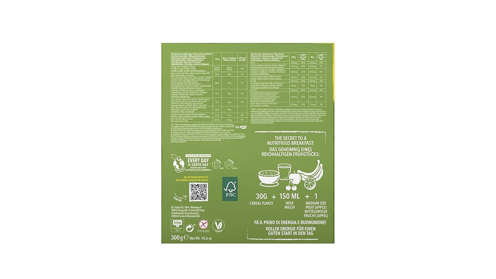 Bezglutenowe płatki zbożowe 300g, opakowanie 8 szt