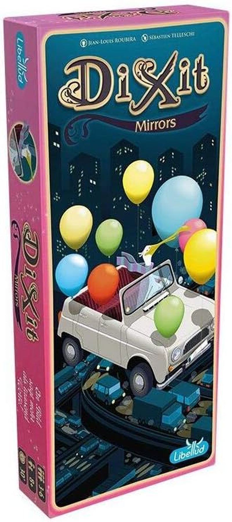 Asmodee, Dixit, wersja niemiecka, gra podstawowa, obraz wart tysiąca słów, kreatywna gra rodzinna dla 3–8 graczy w wieku 8+, gra roku 2010 z 30-minutowym czasem gry