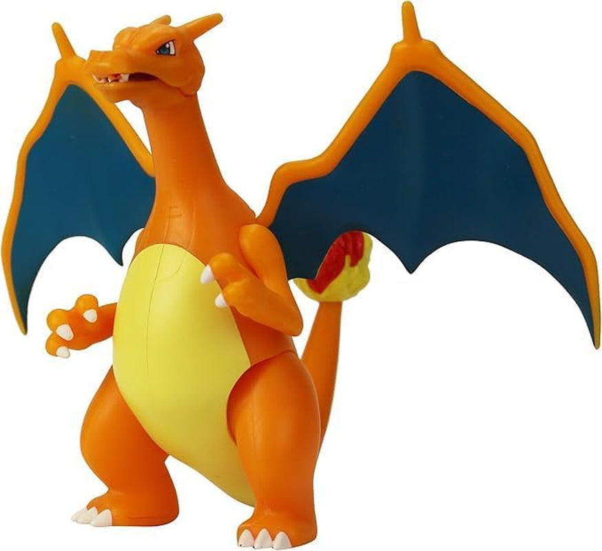 Pokémon PKW0368 - Figurka z funkcją bitwy - Glurak Oficjalna ruchoma figurka 11,5 cm Figurki Naty Shop