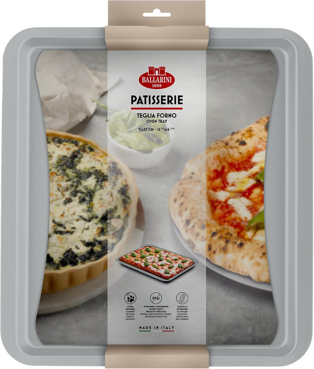Ballarini, Blacha do pieczenia, różne modele Formy i blachy do pieczenia Naty Shop Szary Blacha do piekarnika 32 x 37 cm