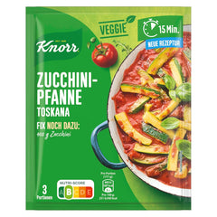 Knorr Fix Veggie Würzmischung Cukinia-Pfanne Toskana z Gemüse für eine leckeres Gericht ohne geschmacksverstärkende Zusatzstoffe 3 Porcje