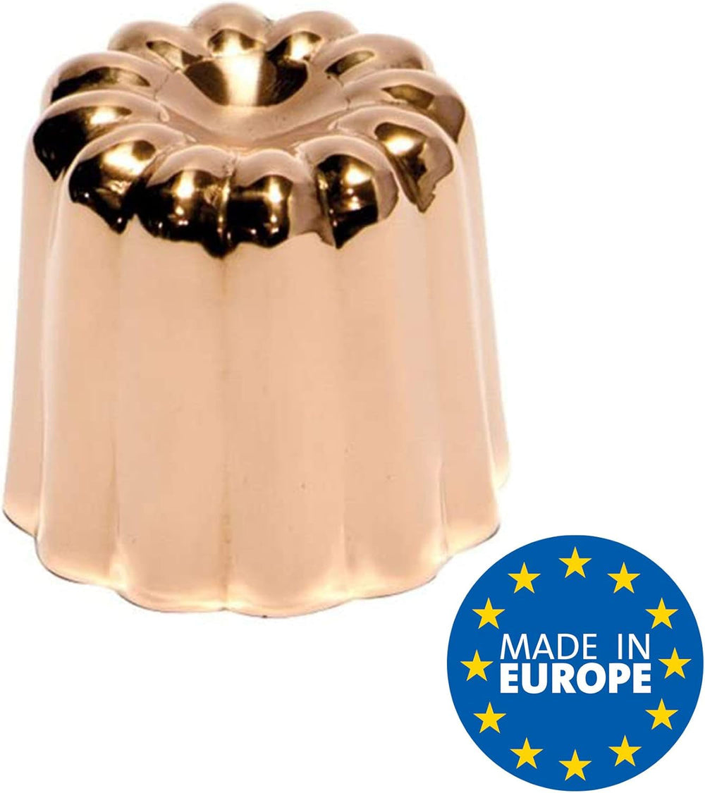 Formy do pieczenia, miedź, 17,5 x 6 x 6 cm, 3 sztuki Formy i blachy do pieczenia Naty Shop