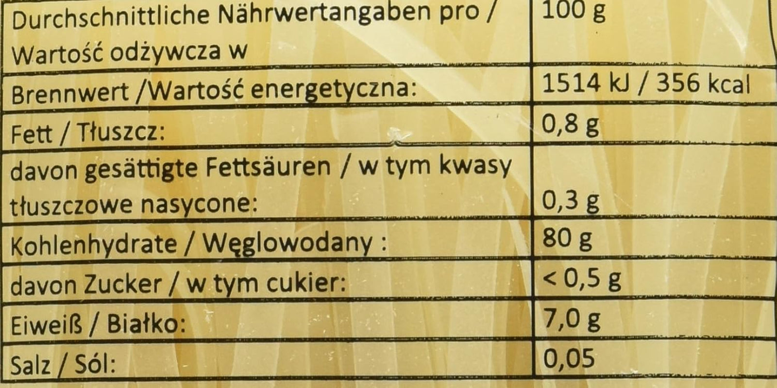 Makaron ryżowy - tajski makaron ryżowy o szerokości 5 mm, wykonany z mąki ryżowej - 17 x 400g