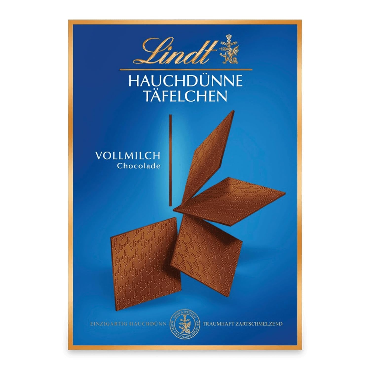 Lindt Chocolate Ultracienkie batony z ciemnej czekolady | 125 g | Ultracienkie tabliczki najlepszej ciemnej czekolady | Szczególnie cienki i delikatny | Prezent czekoladowy (1 opakowanie)