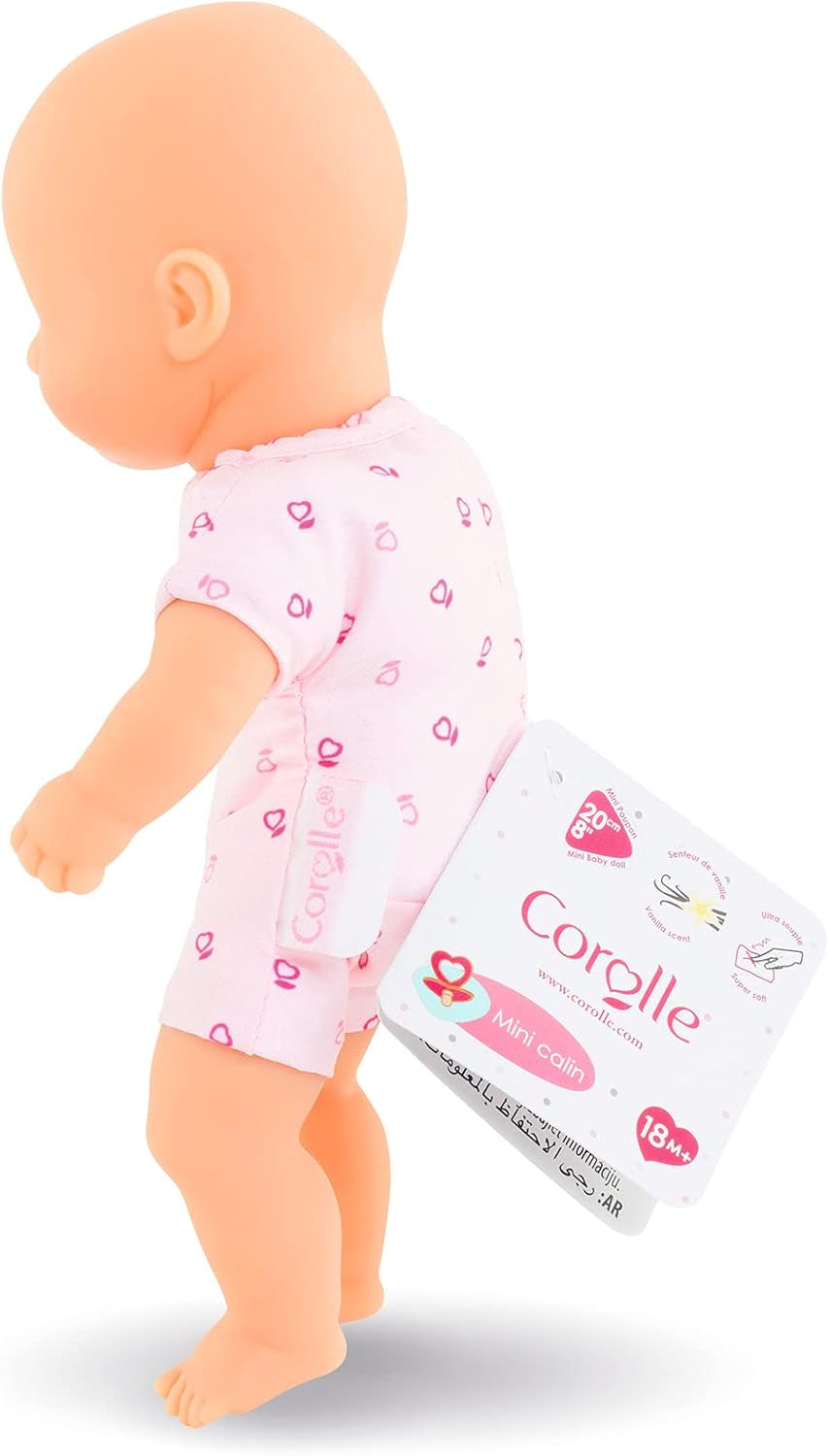 Corolle 9000120130 - Mon Premier Poupon Mini Calin 20cm, French Puppe mit Charme und Vanilleduft