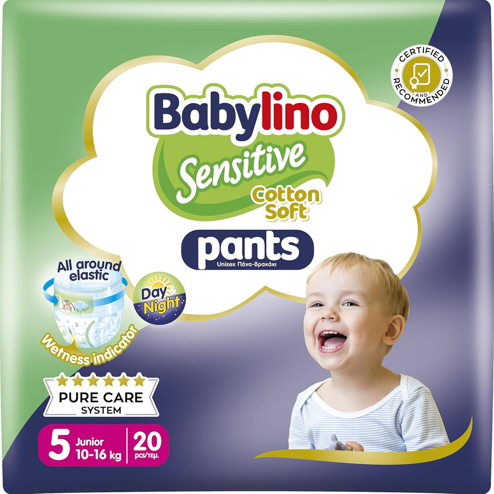 Pieluszki Sensitive Cotton Soft, rozm. 4, Spodnie Maxi (7-13 kg), 22 sztuki